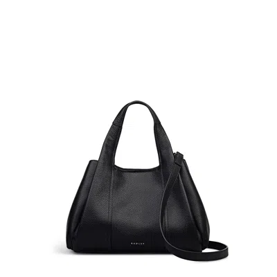 Radley Stanhope Square Small Ziptop Satchel Bag In Black