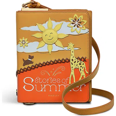 Radley Stories Of Summer Small Flapover Crossbody Bag In Brown