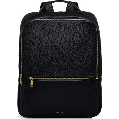 Radley Sunny Dene Leather Backpack In Black
