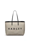 Radley Sutherland Row Large Open Top Tote Bag In Black
