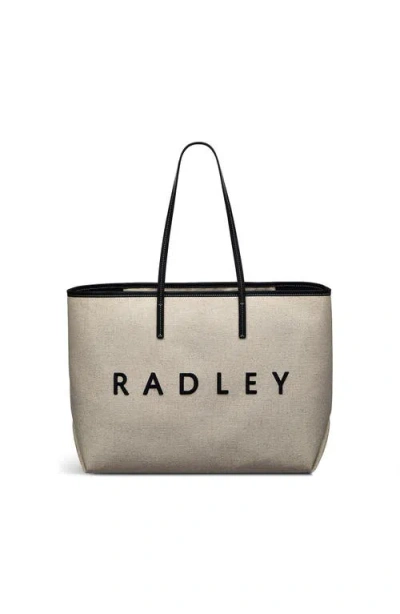 Radley Sutherland Row Large Open Top Tote Bag In Black
