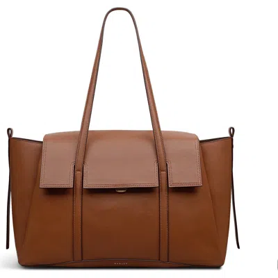 Radley The Chancery Large Flapover Shoulder Bag In Brown