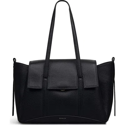 Radley The Chancery Medium Flapover Shoulder Bag In Black