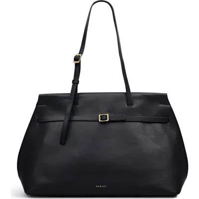 Radley The Christina Large Ziptop Shoulder Bag In Black