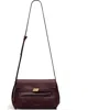 Radley The Christina Small Flapover Crossbody Bag In Burgundy