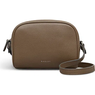 Radley The Daily Mini Zip Around Crossbody Bag In Brown