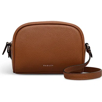 Radley London Radley The Daily Mini Zip Around Crossbody Bag In Brown