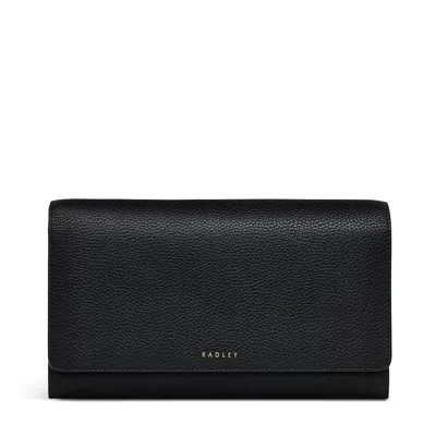 Radley The Rathbone Large Flapover Travel Wallet In Black