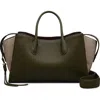 Radley The Romilly Large Ziptop Satchel Bag In Green