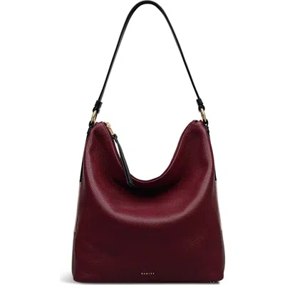 Radley Waterloo Way Medium Ziptop Shoulder Bag In Burgundy