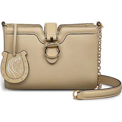 Radley X Kentucky Derby Leather Crossbody Bag In Brown