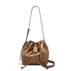 Radley York Mews - Metallic Small Drawstring Shoulder Bag In Brown