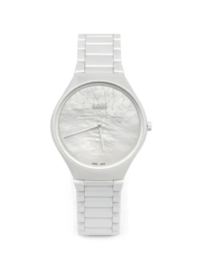 Pre-owned Rado 2024 Xgreat Gardens Of The World Chapter 9 40mm Watch In White