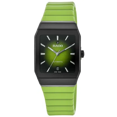 Rado Anatom Automatic Gradient Green Dial Rubber Strap Unisex Watch R10201319