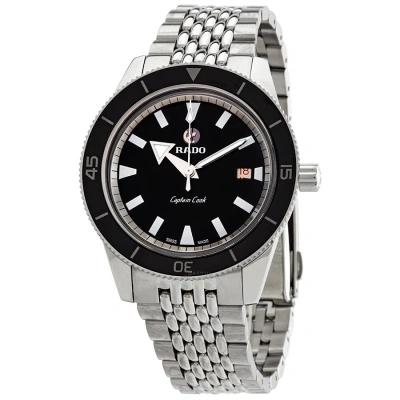 Rado Captain Cook Automatic Black Dial Men's Watch R32505153 In Metallic