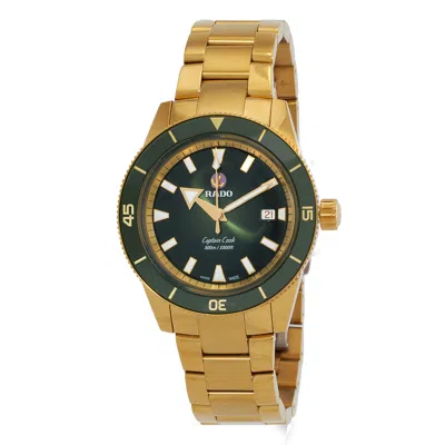 Rado Captain Cook Automatic Green Dial Men's Watch R32136323 In Gray