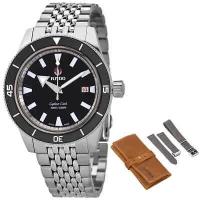 Pre-owned Rado Captain Cook Automatic Grey Dial Men's Watch R32105103