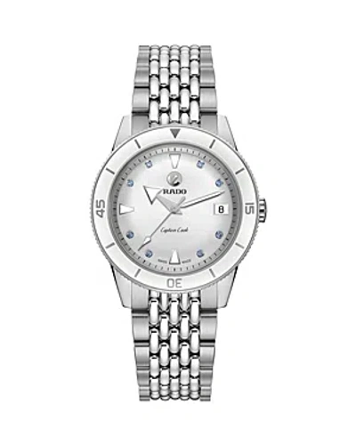 Rado Captain Cook Automatic Watch, 37mm In Silver