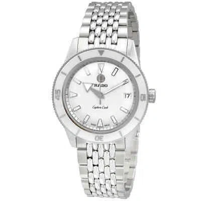 Pre-owned Rado Captain Cook Automatic White Dial Ladies Watch R32500013