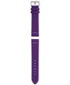 Rado Captain Cook Mauve Leather Watch Strap 37mm In Mauve