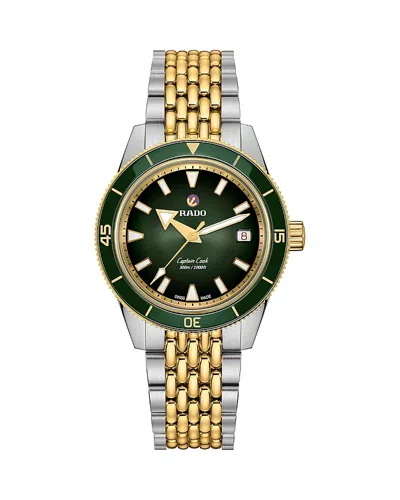 Rado Captain Cook Watch, 39mm In Green