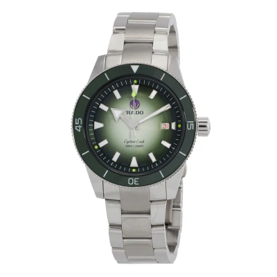 Rado Captain Cook X Cameron Norrie Automatic Green Dial Men's Watch R32149318 In Metallic