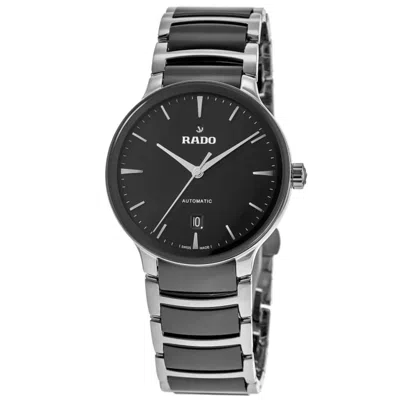 Rado Centrix Automatic Black Dial Ceramic & Stainless Steel Men's Watch R30018152