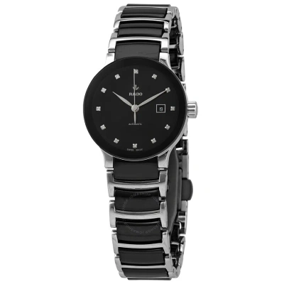 Rado Centrix Automatic Diamond Black Dial Ladies Watch R30009752