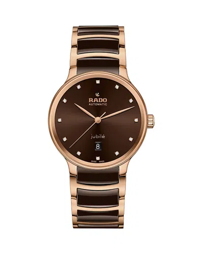 Rado Centrix Automatic Watch, 39.5mm In Brown