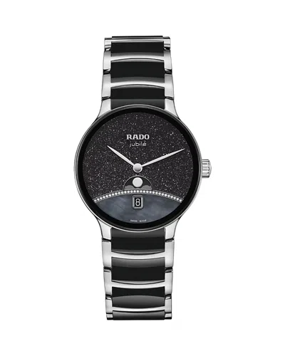 Rado Centrix Moon Watch, 35mm In Black