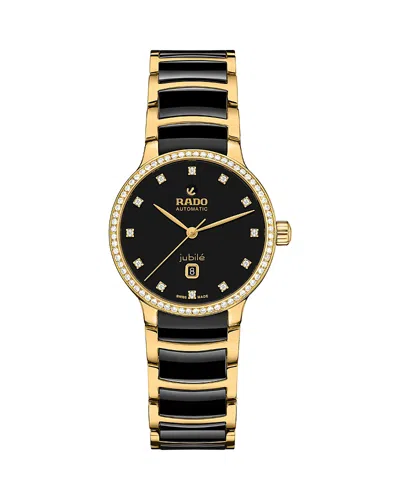 Rado Centrix Superjubile Watch, 30mm In Black