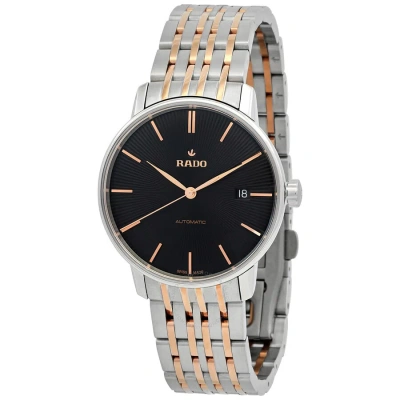 Rado Coupole Classic Automatic Black Dial Two-tone Men's Watch R22860163 In Two Tone  / Black / Gold / Gold Tone / Ink / Pink / Rose / Rose Gold / Rose Gold Tone