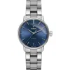 Rado Coupole Classic Automatic Bracelet Watch, 32mm In Silver/blue/silver