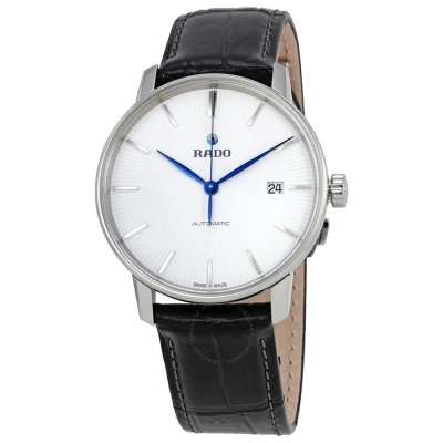 Rado Coupole Classic L Silver Dial Automatic Men's Watch R22860045 In Black / Blue / Silver