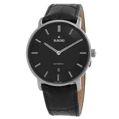 Pre-owned Rado Diamaster Automatic Black Dial Men's Watch R14067166
