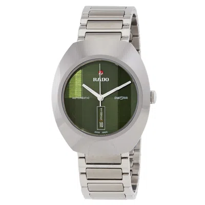 Rado Diamaster Automatic Green Dial Men's Watch R12160303 In Green/silver Tone