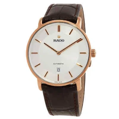 Pre-owned Rado Diamaster Automatic Silver Dial Men's Watch R14068036