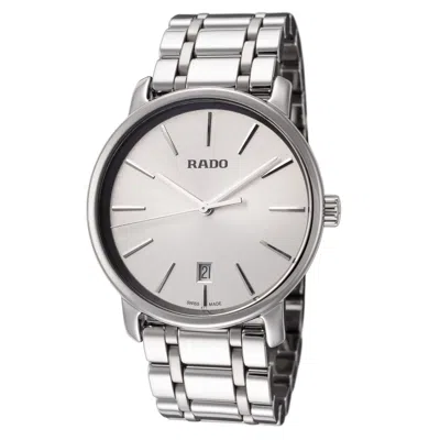 Rado Diamaster Men's 40mm Quartz Watch In Silver