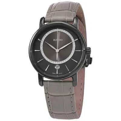 Pre-owned Rado Diamaster Quartz Green Dial Ladies Watch R14064715