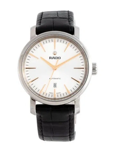Pre-owned Rado Diamaster Watch In Multicolor