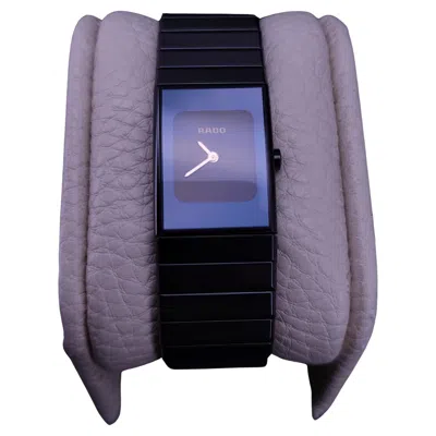 Pre-owned Rado Diastar Black Ceramic Ladies Watch