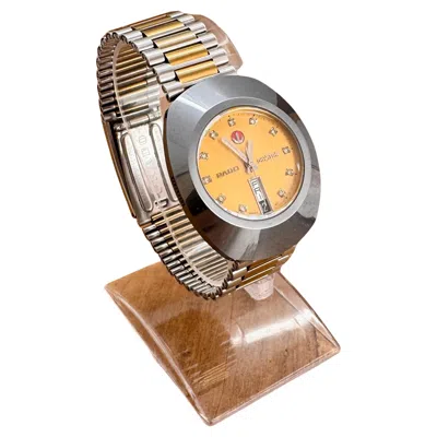 Pre-owned Rado Diastar Original Automatic 63603083 Two Tone Watch In Multi