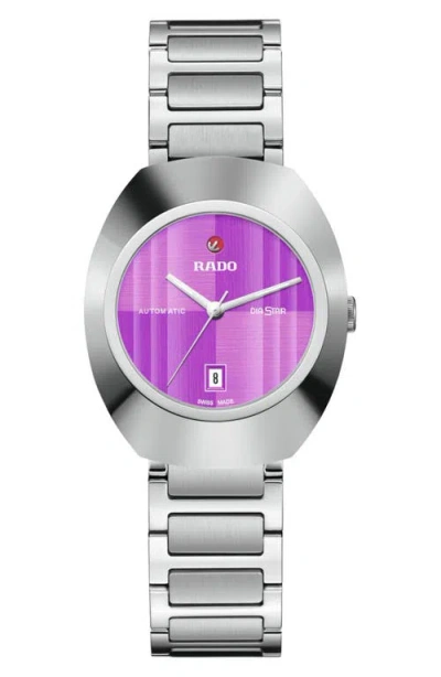 RADO RADO DIASTAR ORIGINAL AUTOMATIC BRACELET WATCH, 30MM