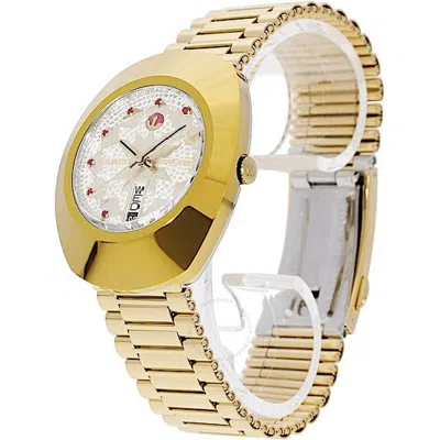 Rado Diastar Original Automatic Diamond Champagne Dial Men's Watch R12413073 In Gold