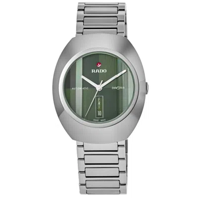 Rado Diastar Original Automatic Green Dial Stainless Steel Men's Watch R12160303 In Black