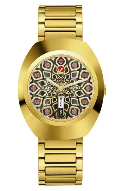 Rado Diastar Original Bracelet Watch, 38mm In Gold