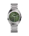 Rado Unisex Swiss Automatic Diastar Original Stainless Steel Bracelet Watch 38mm In Green