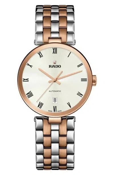 Rado Florence Automatic Bracelet Watch, 38mm In Gold
