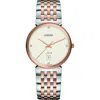 Rado Florence Classic Bracelet Watch, 38mm In Silver/rose Gold