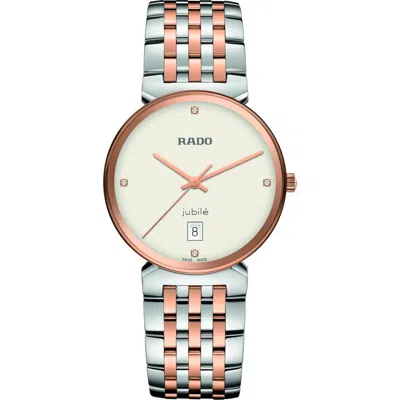 Rado Florence Classic Bracelet Watch, 38mm In Silver/rose Gold